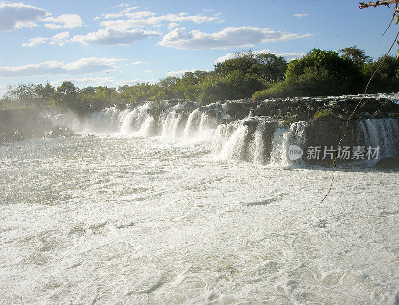 Sioma Falls，赞比亚，非洲